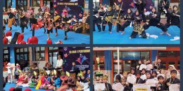 SD Muhammadiyah 1 Ketelan Gelar Upacara Hardiknas Mengenakan Pakaian Adat dan Performing Art