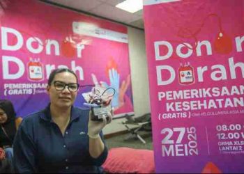 XLSMART Gelar Aksi Donor Darah Bersama PFI Medan, BI dan RS Colombia