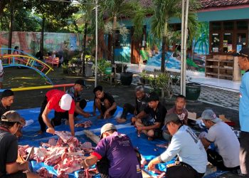 Semarak Giat Idulkurban Masjid Amar Ma’ruf Teguhan Jiwan Madiun