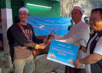 Kolaborasi Lazismu dan BCA Syariah, 175 Warga Terima Manfaat Kurban