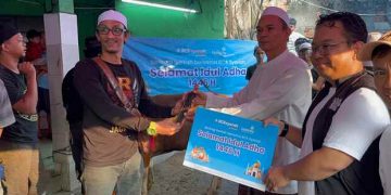 Kolaborasi Lazismu dan BCA Syariah, 175 Warga Terima Manfaat Kurban