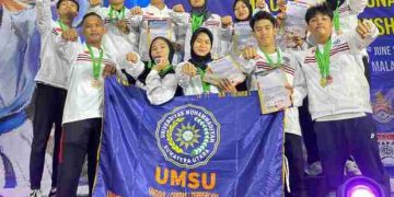 UMSU Raih 9 Medali Milo International Open Karate Championship Malaysia