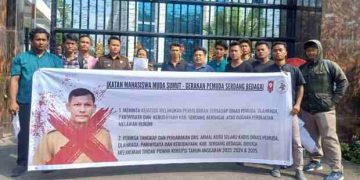 Aksi Gabungan Jilid III: GPS dan IMM Sumut Desak Kejati Sumut Periksa Kadis Poraparbud Serdang Bedagai