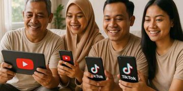 Ketika YouTube dan TikTok Menjadi Koran Pagi