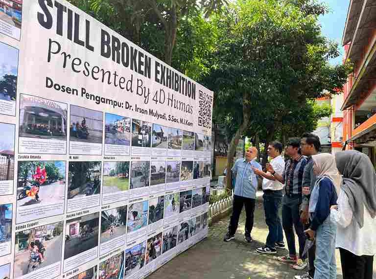 Bertepatan HUT ke-435 Kota Medan, Mahasiswa IKO FISIP UMSU Gelar Pameran Foto “Still Broken”