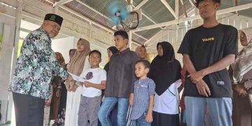 Santunan Yatim Perdana dari Hasil Kebun Sawit Yatim Muhammadiyah Abdya