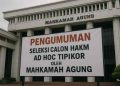 MA Umumkan Seleksi Calon Hakim Ad Hoc Tipikor Tingkat Pertama dan Banding, Ini Syaratnya !