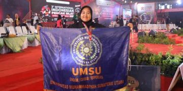 Mahasiswi UMSU Raih Medali Perak di 3rd International Indonesian Pencak Silat Open Championship 2025