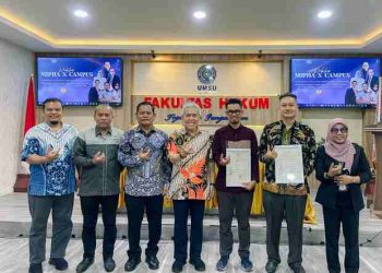 UMSU Serahkan Sertifikat Paten Sederhana untuk Dua Inovasi Unggulan