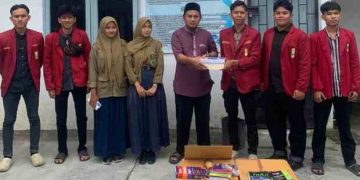 PK IMM FIS UINSU Gelar Aksi “Berbagi Buku” di SMAS Muhammadiyah 06 Sei Bamban