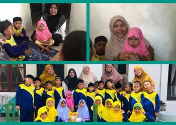 SDIT Muhammadiyah Manggeng Peduli Kunjungi Anak Penderita Kanker Mata
