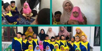 SDIT Muhammadiyah Manggeng Peduli Kunjungi Anak Penderita Kanker Mata