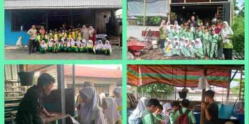 Siswa MI Muhammadiyah Unggul Aceh Barat Daya Lakukan Kunjungan Edukatif ke Pabrik Tahu Geulumpang Payong