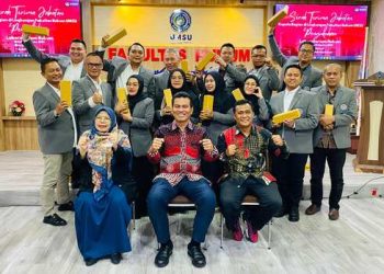 FH UMSU Gelar Sertijab Kepala Bagian dan Pengukuhan Pengelola Laboratorium Hukum