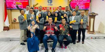 FH UMSU Gelar Sertijab Kepala Bagian dan Pengukuhan Pengelola Laboratorium Hukum