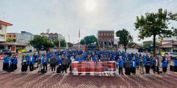 UMSU Lepas Ratusan Mahasiswa Fakultas Hukum untuk KKN Terkoordinir di Desa Sembirejo Timur