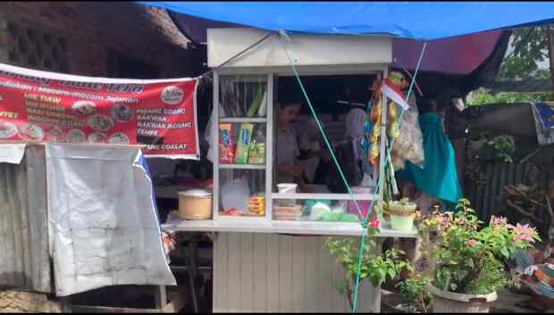 Kondisi warung sebelum program.