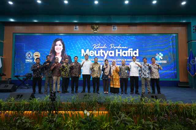 Kuliah Perdana di FISIP UMSU, Menkomdigi RI Meutya Hafid: AI Hanya Alat, Jangan Jadi Tuan