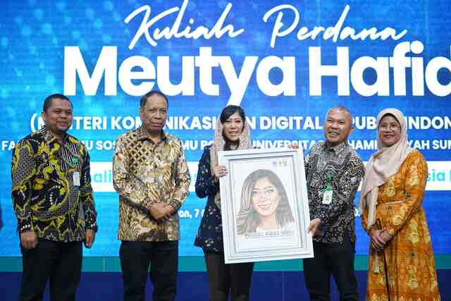 Kuliah Perdana Mahasiswa Baru UMSU, Menteri Komdigi Dorong Gen Z Optimalkan AI