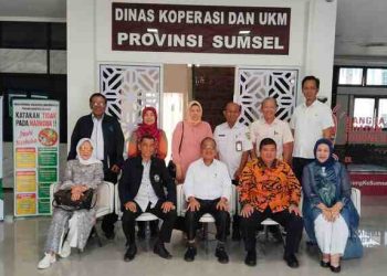 Kepala Dinas Koperasi dan UKM Sumsel Terima Audiensi Dekopinwil