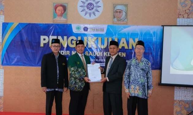 PDM Pemalang Kukuhkan Mudir Pertama PPM MBS Saudi Klegen Comal