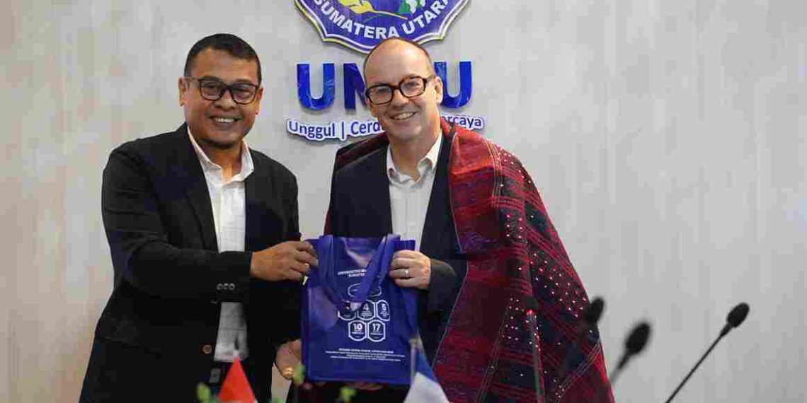 Atase Kerja Sama Pendidikan Kedutaan Besar Prancis Sosialisasi Beasiswa LPDP di UMSU