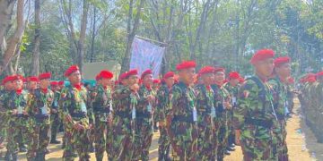 Personil Kokam Surya Kusuma Banyumas Tunjukkan Militansi dan Kekompakan di Jambore Kokam Jateng 2025
