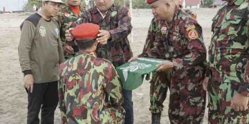 Diklatsar KOKAM PDPM Bireuen Berakhir, 100 Kader Resmi Sandang Baret Merah