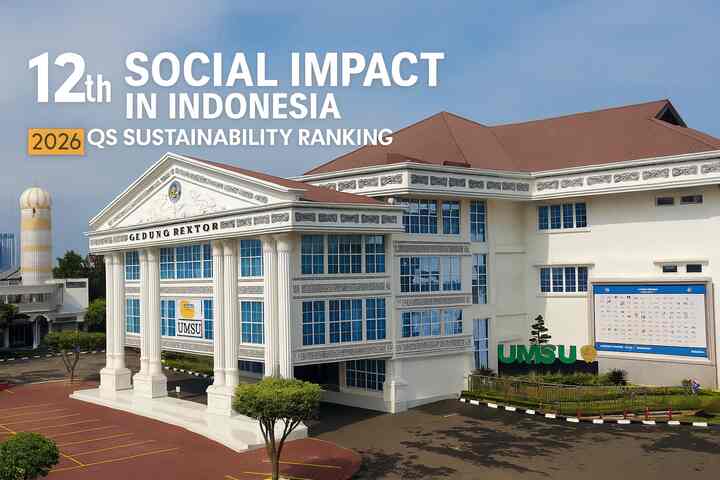 UMSU Masuk Pemeringkatan Dunia QS Sustainability 2026, Peringkat 12 Nasional untuk Dampak Sosial