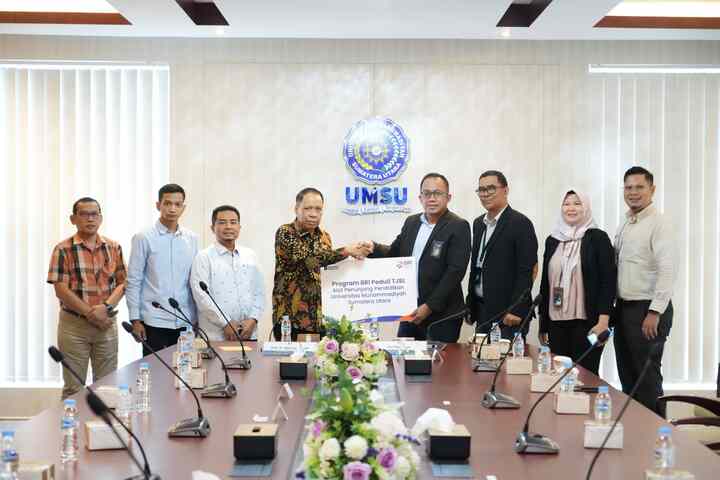UMSU Terima Peduli TJSL BRI