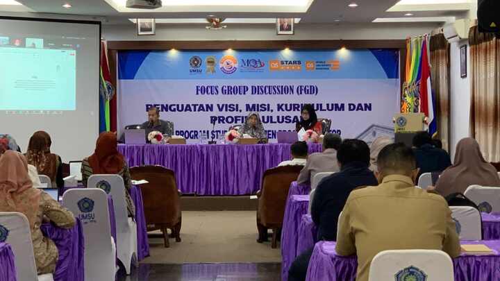 UMSU Gelar FGD Penguatan Visi, Misi, Kurikulum dan Profil Lulusan Doktor Manajemen