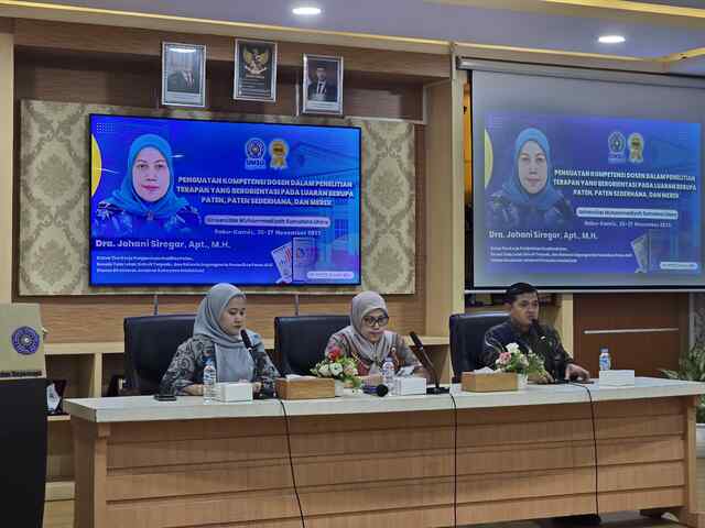 UMSU Gelar Workshop Penyusunan Paten untuk Penguatan Hilirisasi Penelitian