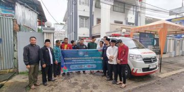Ketua PW Muhammadiyah Lepas Relawan MDMC ke Kawasan Bencana di Langkat