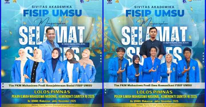 Dua Tim Mahasiswa FISIP UMSU Lolos ke PIMNAS 2025