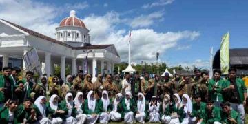 Hadiri Milad ke-113 Muhammadiyah Tingkat Wilayah Sulsel, Civitas Akademika ITKESMU Sidrap Kompak Berseragam Pandu Hizbul Wathan
