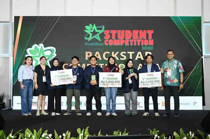 Kreativitas Mahasiswa Teknologi Pangan UM Bandung Berbuah Juara Packstar 2025