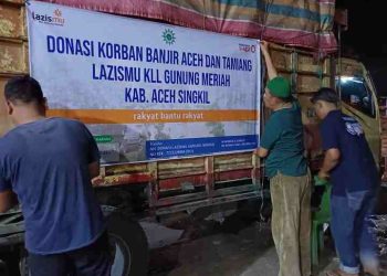 Lazismu KL Gunung Meriah–Aceh Singkil Salurkan Bantuan Kemanusiaan ke Aceh Tamiang