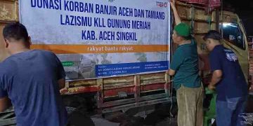 Lazismu KL Gunung Meriah–Aceh Singkil Salurkan Bantuan Kemanusiaan ke Aceh Tamiang