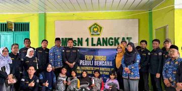 FKIP UMSU Peduli Bencana: Gelar Konseling Traumatik dan Bantuan Pendidikan untuk Korban Banjir di Tanjung Pura Langkat