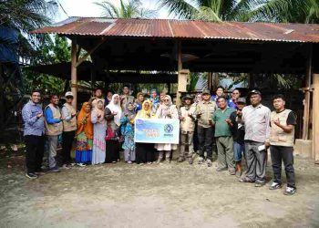 PKM Kemdiktisaintek di Langkat, UMSU Salurkan Bantuan Logistik dan Layanan Kesehatan di Desa Pantai Cermin