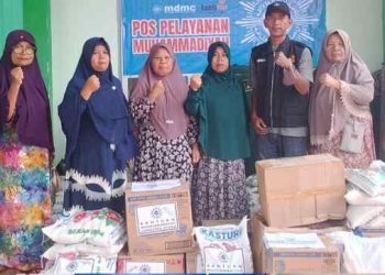 Poskorda Muhammadiyah Tapteng Salurkan Bantuan Korban Banjir Bandang dan Longsor