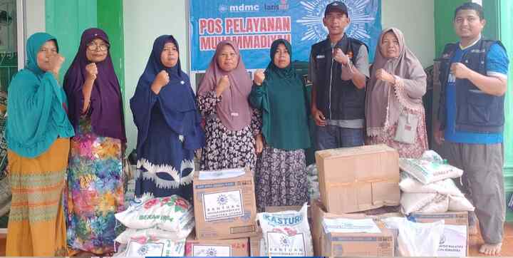Poskorda Muhammadiyah Tapteng Salurkan Bantuan Korban Banjir Bandang dan Longsor