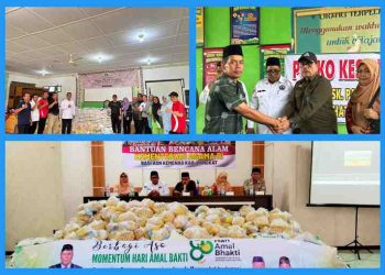 Kepala Kantor Kemenag Simalungun Antar Langsung Bantuan kepada Korban Banjir di Kabupaten Langkat