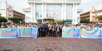 UMSU Lepas Empat Tim PKM Penanggulangan Bencana Sumatera