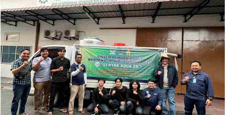 Bantu Atasi Krisis Air Bersih, FT UMSU Bersama DTMI USK dan ARSADA Salurkan Filter Air Tenaga Surya ke RSUD Muda Sedia Aceh Tamiang