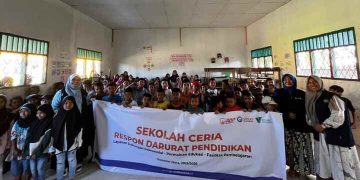Respon Darurat Pendidikan: Relawan Dompet Dhuafa Hadirkan Pemulihan Pasca Banjir di Langkat