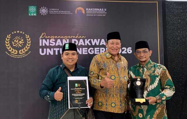 Lembaga Dakwah Khusus PWM Jawa Timur Raih Penghargaan LDK Terbaik di Rakornas LDK PP Muhammadiyah
