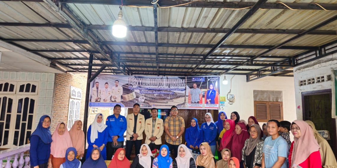 PDPM Deli Serdang Gelar Penyuluhan Hukum tentang KDRT di Kecamatan Sunggal