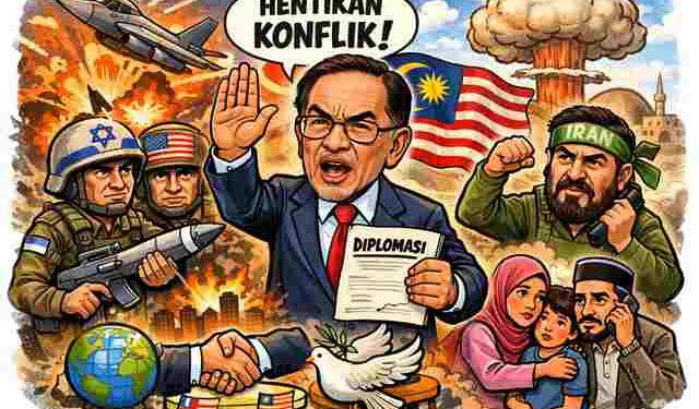 Anwar Ibrahim Sebut Inisiatif Serangan Israel ke Iran Upaya Keji Menyabotase Negosiasi yang Sedang Berlangsung