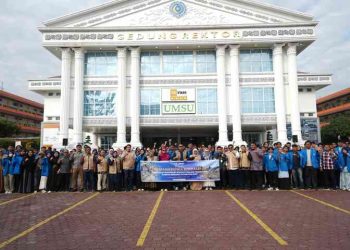 UMSU Lepas 5 Tim Lolos Pendanaan Mahasiswa Berdampak Pemulihan Bencana Sumatera